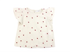 Name It turtledove hearts muslin top